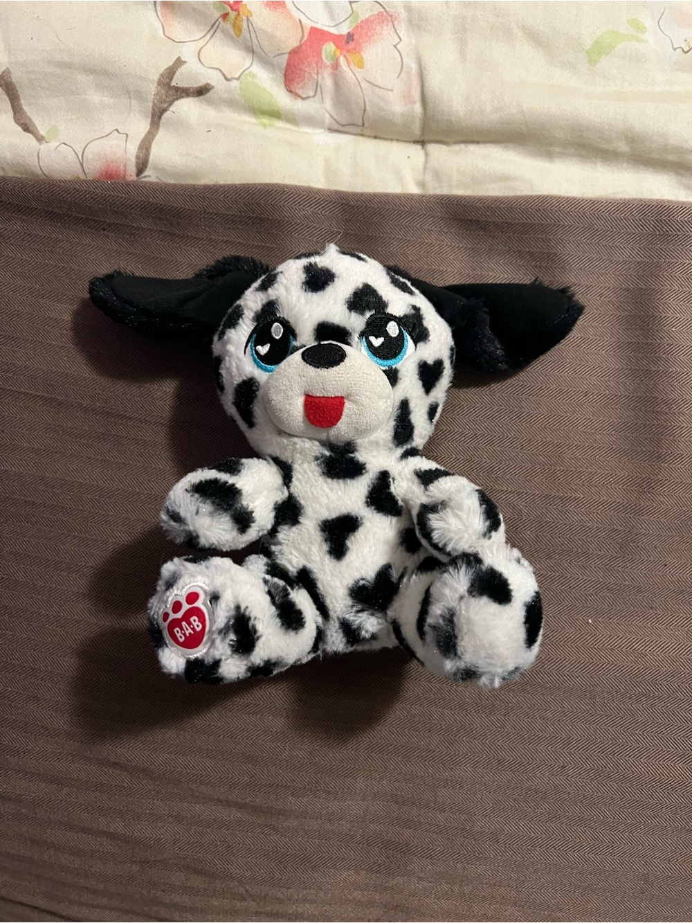 Build A Bear Love Hearts 6” Dalmatian Plush Stuffed Animal Dog Valentines Day
